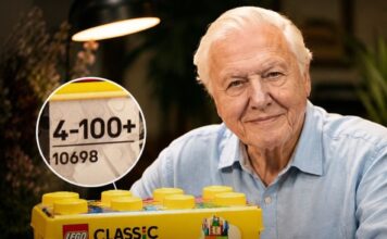 LEGO изменила возрастное ограничение в честь 100-летия Дэвида Аттенборо