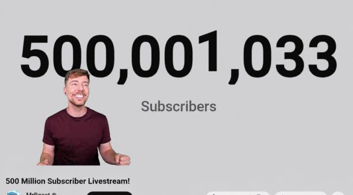 MrBeast первым в истории YouTube набрал 500 млн подписчиков