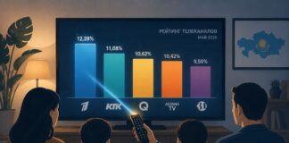 Казахстанцы выбирают новости и национальный контент: итоги телесмотрения за май