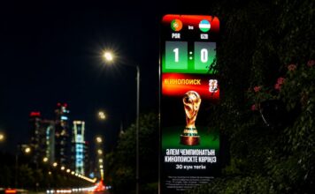 CITIX и Кинопоиск запустили трансляцию счета матчей ЧМ-2026 на смартбордах Алматы