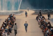 Фаррелл Уильямс превратил показ Louis Vuitton в пляж с 8-метровой волной