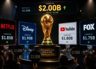 Netflix, Disney и YouTube поборются за права на чемпионаты мира FIFA 2030 и 2034 годов в США