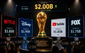 Netflix, Disney и YouTube поборются за права на чемпионаты мира FIFA 2030 и 2034 годов в США