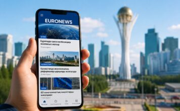 Euronews запустил вещание на казахском языке