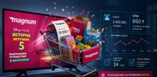 Кейс: как сеть супермаркетов Magnum использовала размещение на ТВ по модели CPM для продвижения акции «История Игрушек 5 в Magnum»