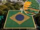 Когда продукт сам становится рекламой: Havaianas собрал флаг Бразилии из 4,5 тыс. пар шлепанцев