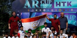 Социальный проект НТК AR Cup собрал в Алматы юных футболистов из пяти стран