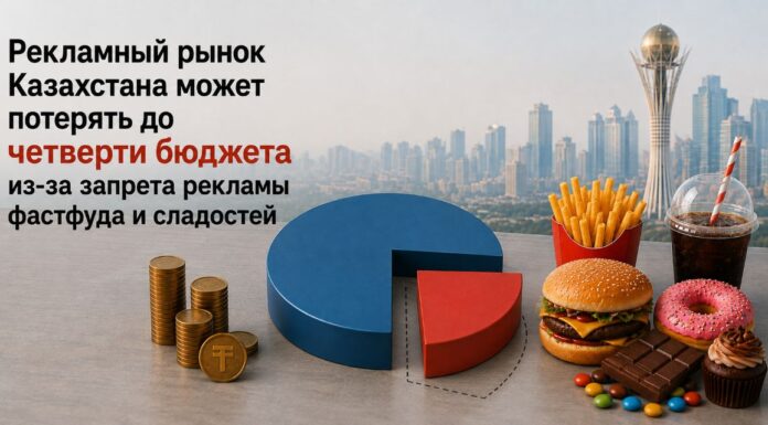 Рекламный рынок Казахстана может потерять до четверти бюджета из-за запрета рекламы фастфуда и сладостей