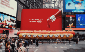 Heinz нашел идеальный рекламный повод на Таймс-сквер