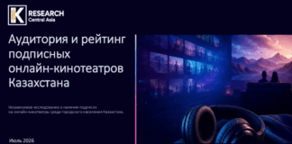 Исследование K’Research Central Asia: аудитория и рейтинг подписных онлайн-кинотеатров Казахстана