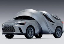 Lexus согнул автомобили в кольцо и спираль вместе с арт-коллективом MSCHF